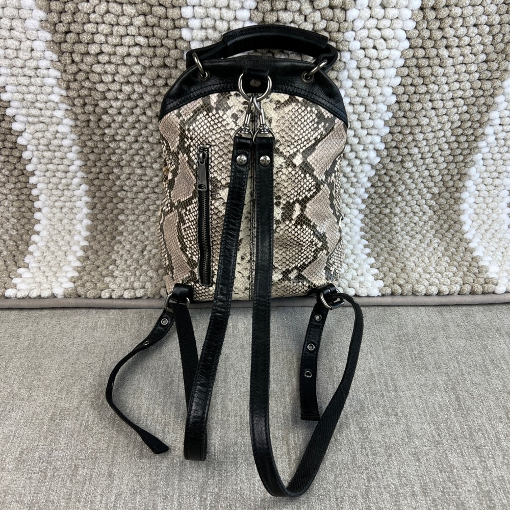 Patricia Nash Snakeskin Python Leather Convertibl… - image 4